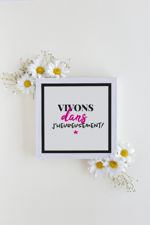 Carte jeux de mots vivre